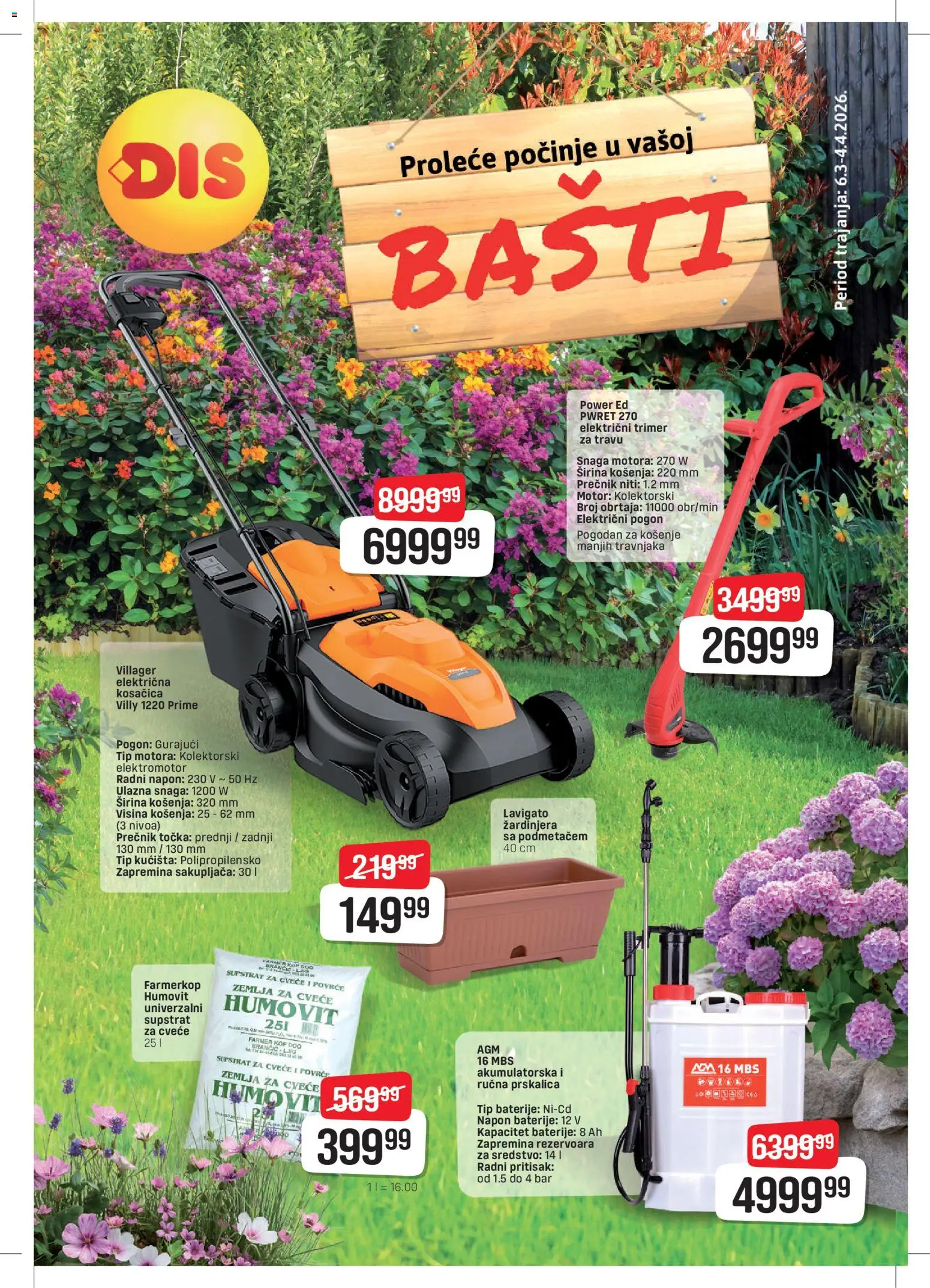 Pregled Super DIS kataloga - važi od 06.03.2026