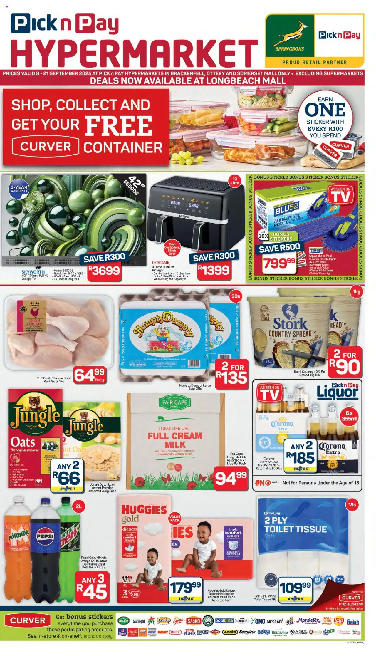Pick n Pay Western Cape - Hypermarket Specials from 08/09 - 21/09/2025 > Promotions