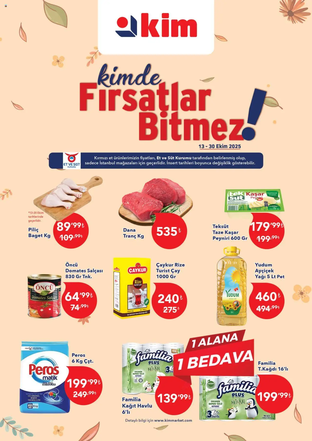 Kim Market Katalog - Marmara Insert (13 Ekim 2025) > Broşür, Indirim - Sayfa numarası 1