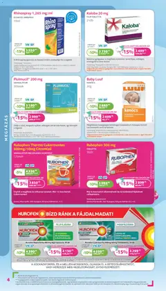 Kulcs Patika - Akciós újság Kulcs Patika megtekintése, amely érvényes 2025.12.01.-től | Oldal: 4