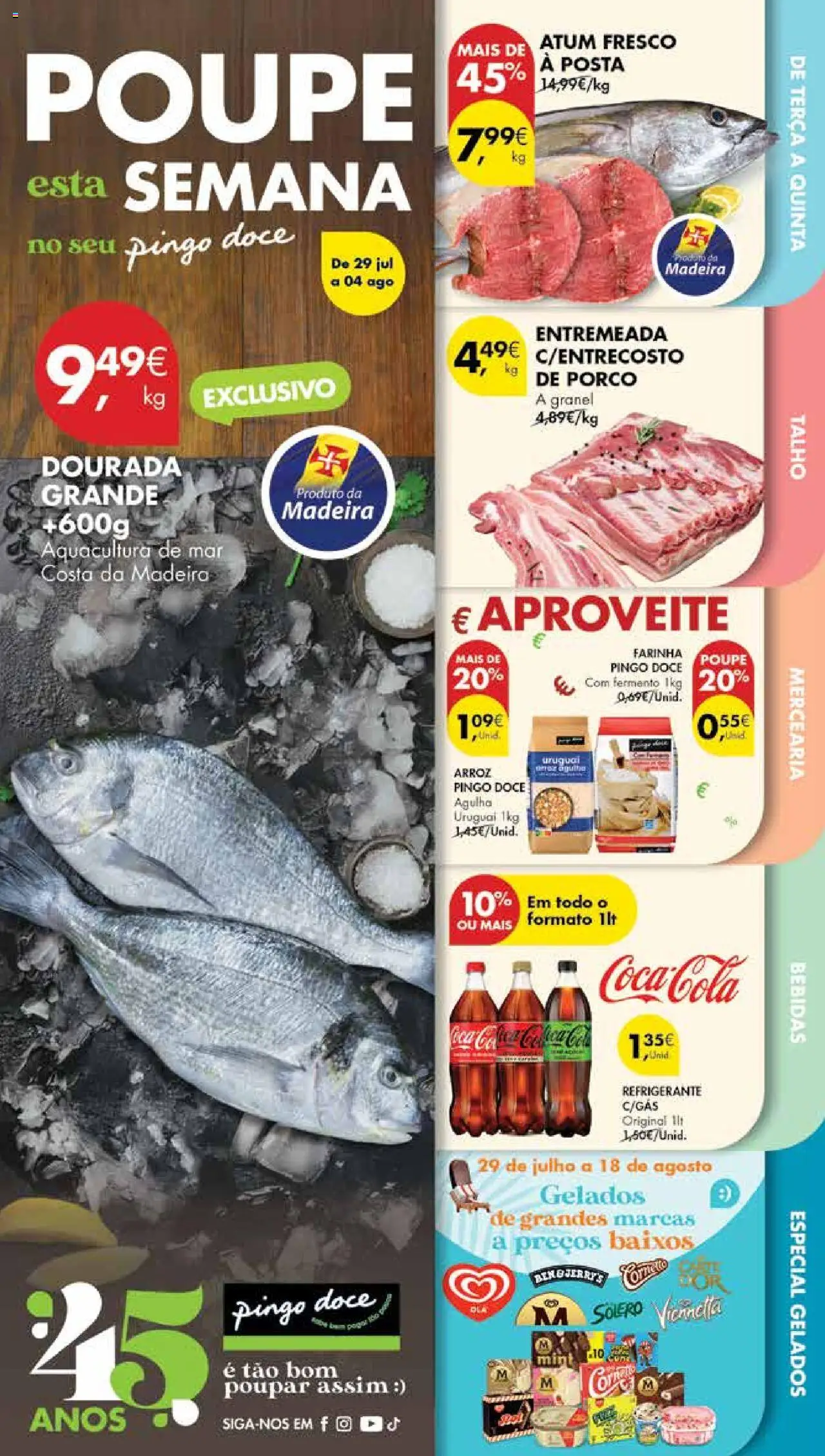 Pingo Doce Folheto de 29/07/2025 - catálogo esta semana - página 1