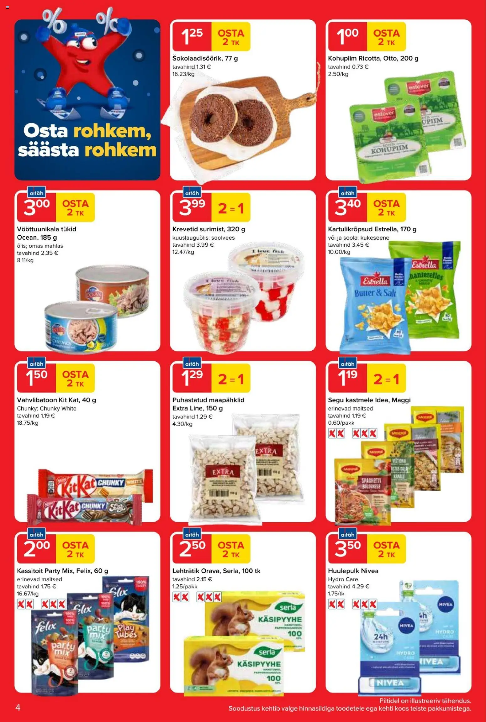 Maxima kliendilehe eelvaade alates 2026.01.06