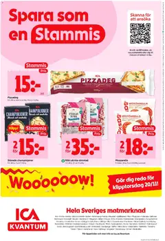 Förhandsgranska reklamblad Aktuella reklamblad ICA Kvantum från butik ICA Kvantum gäller från 10/11/2025 | Sida : 8