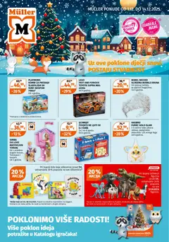 Pregled letka Katalog Igračaka trgovine Müller vrijedi od 01.12.2025