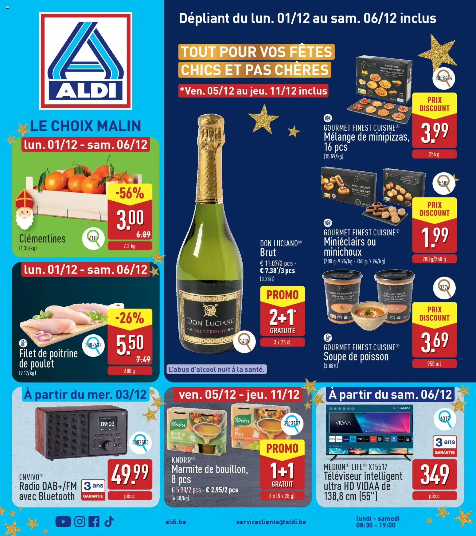 Voorbeeld van Folder de la semaine 48 van winkel Aldi geldig vanaf 01/12/2025