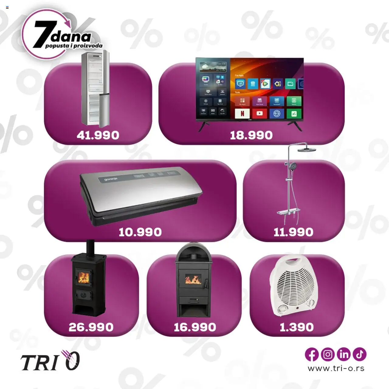 Tri O katalog važi od 16.10.2025 - stranica 1