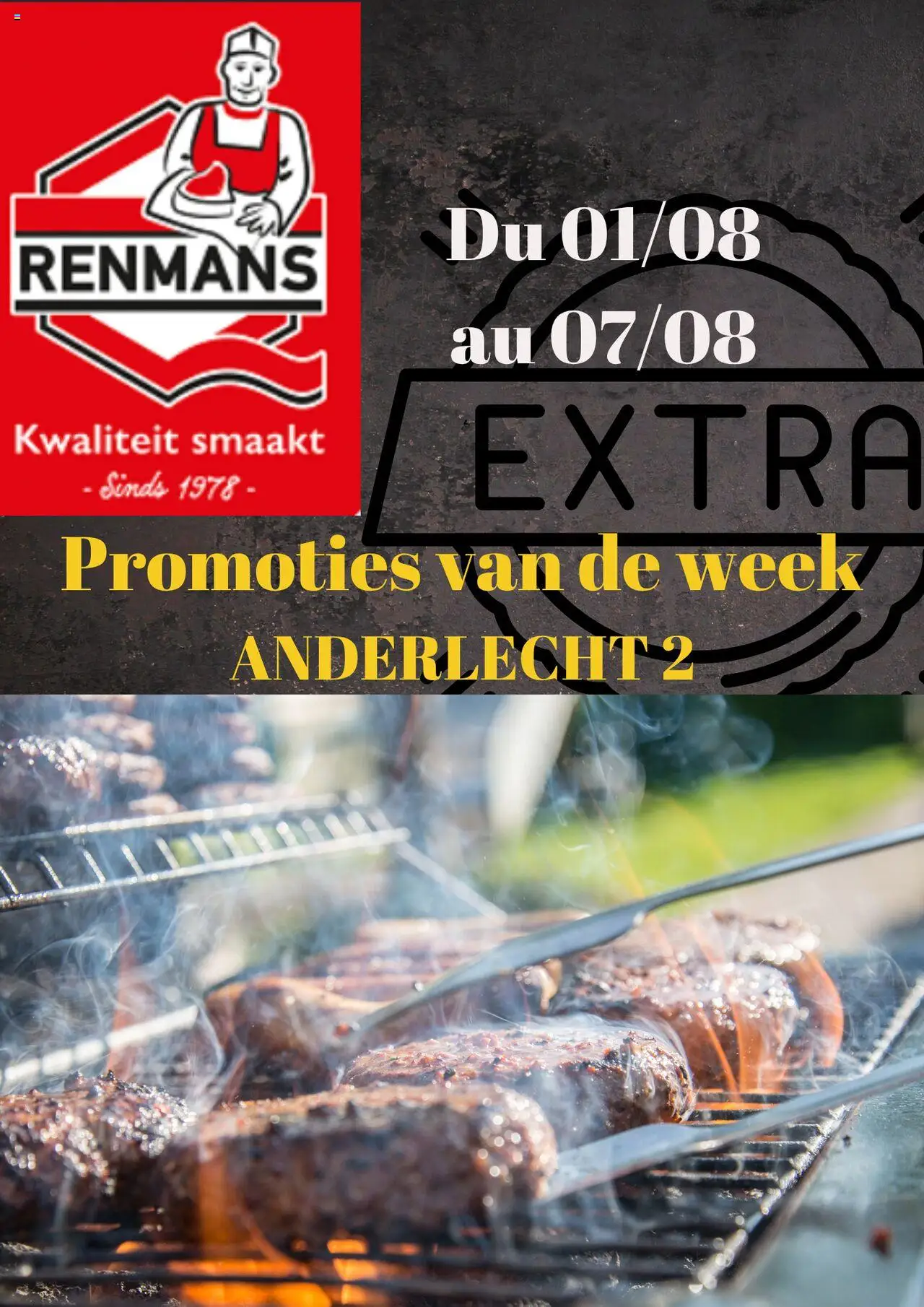 Renmans shop Folder / Publicité geldig vanaf 01/08/2025 - Paginanummer 1