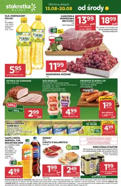Pogląd gazetki "Market" ze sklepu Stokrotka ważnej od 13.08.2025