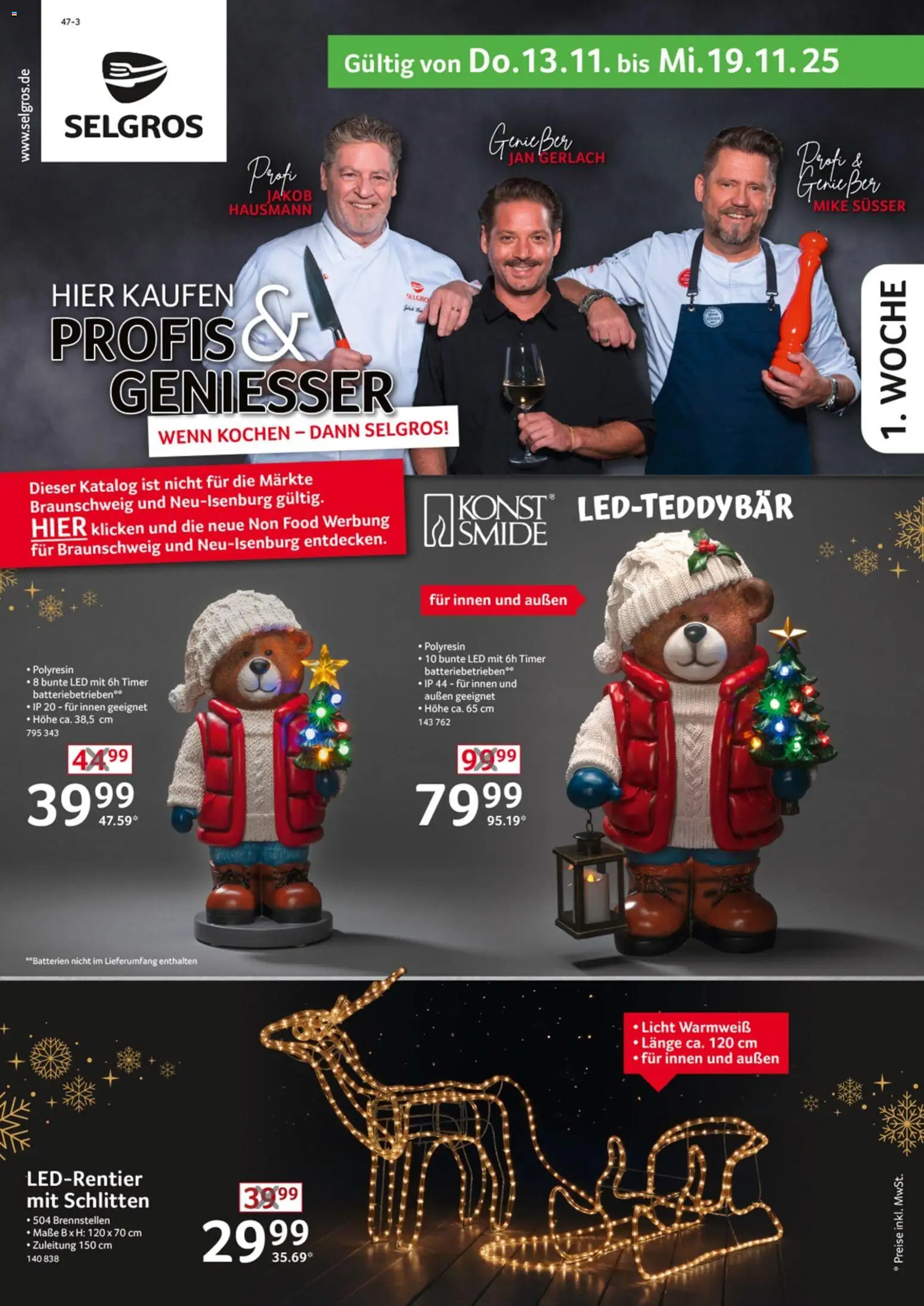 Vorschau von dem Prospekt des Geschäftes Selgros, gültig ab dem 13.11.2025