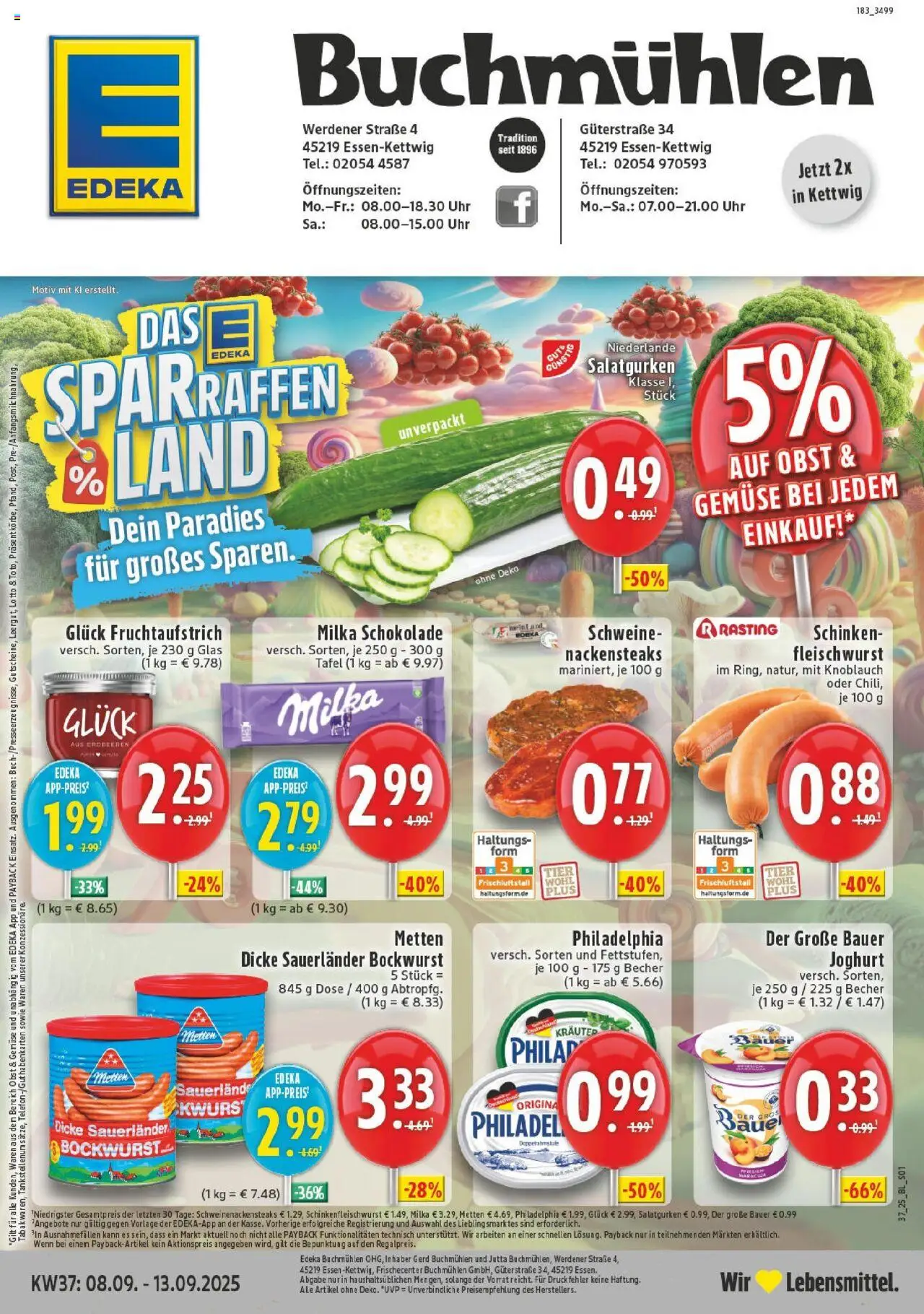 EDEKA Prospekt ab 07.09.2025 - Prospekt Essen-Kettwig Online