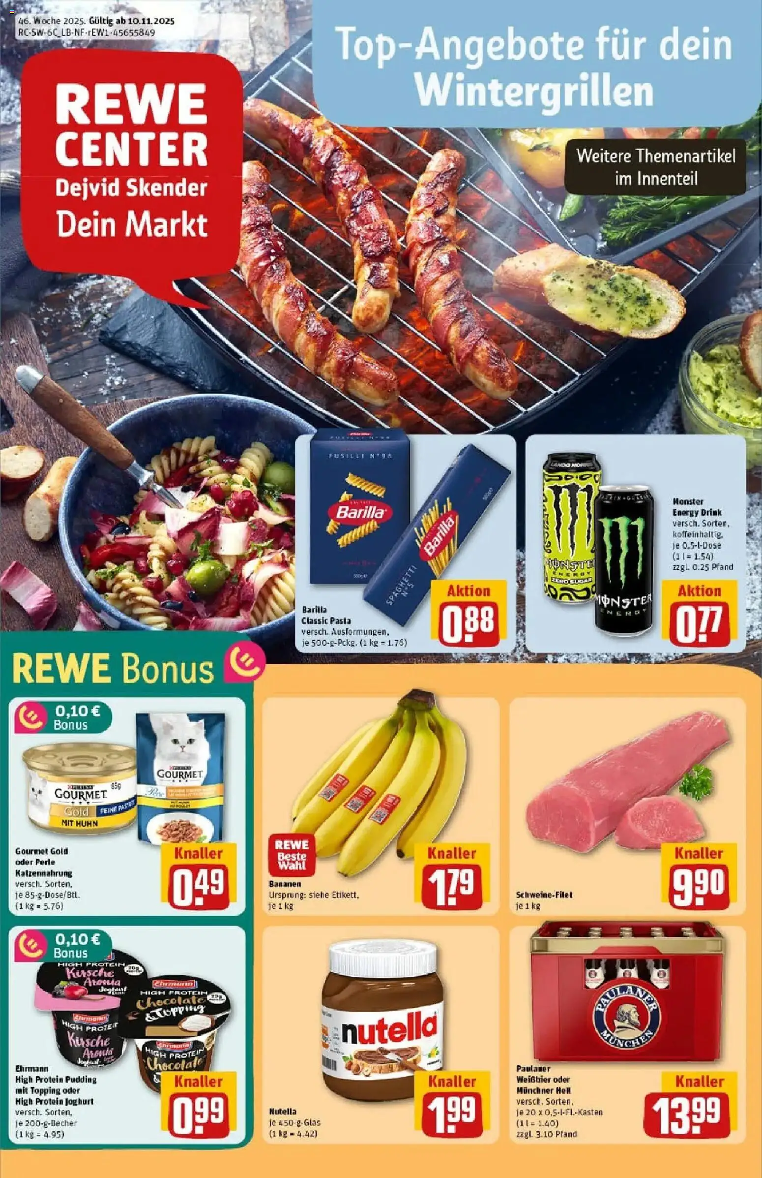 Vorschau von dem Prospekt des Geschäftes Rewe, gültig ab dem 10.11.2025