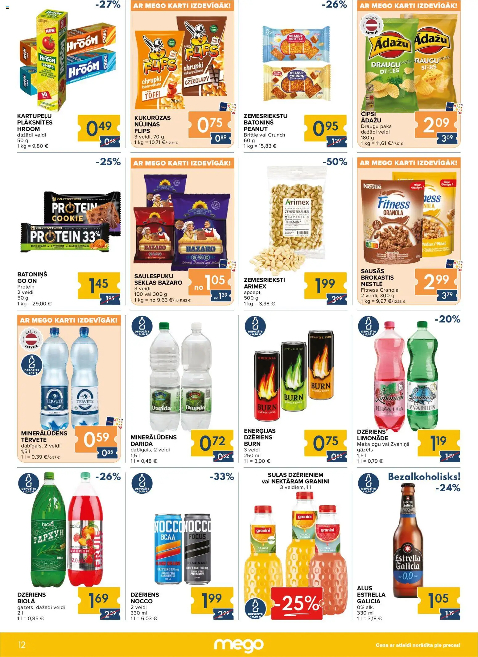 Skatīt Mego akciju bukletu, derīgs no 2026.01.05