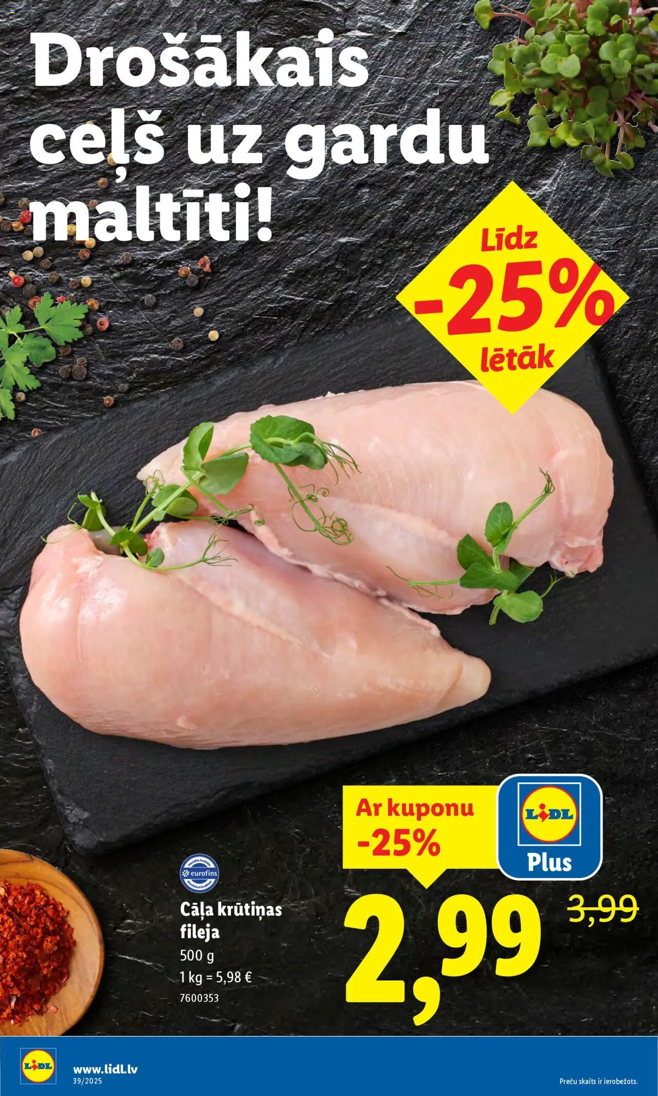 Skatīt Lidl akciju bukletu, derīgs no 2025.09.22