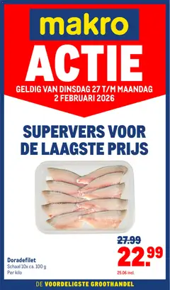 Voorbeeld van Versdeals van winkel Makro geldig vanaf 27-01-2026