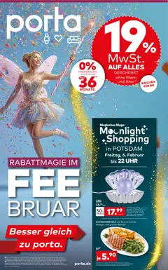 Vorschau von dem Prospekt des Geschäftes Porta!, gültig ab dem 01.02.2026