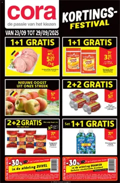 Voorbeeld van Folder week 39 van winkel Cora geldig vanaf 23/09/2025