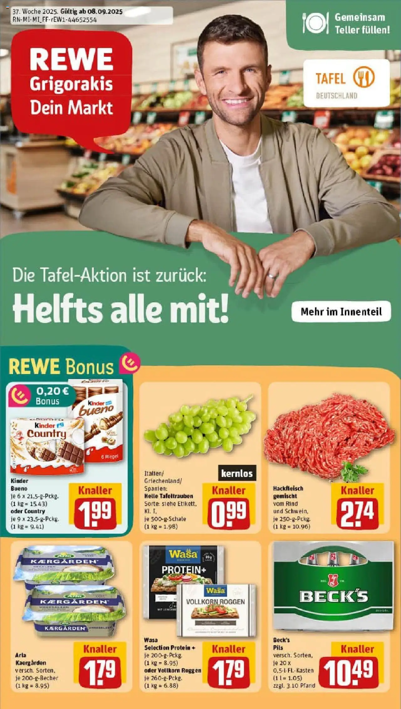 REWE Prospekt ab 07.09.2025 nächste Woche - Prospekt Frankfurt / Eschersheim	