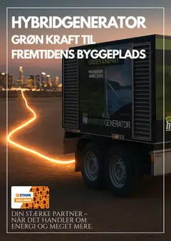 Eksempel på tilbudsavis Udlejning - HybridGenerator fra butik Stark gyldig fra 03/10/2025