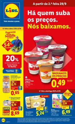 Pré-visualização do folheto da loja Lidl válida a partir de 29/09/2025
