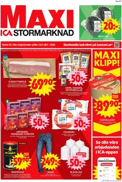 Förhandsgranska reklamblad Bromma från butik ICA Maxi gäller från 12/01/2026