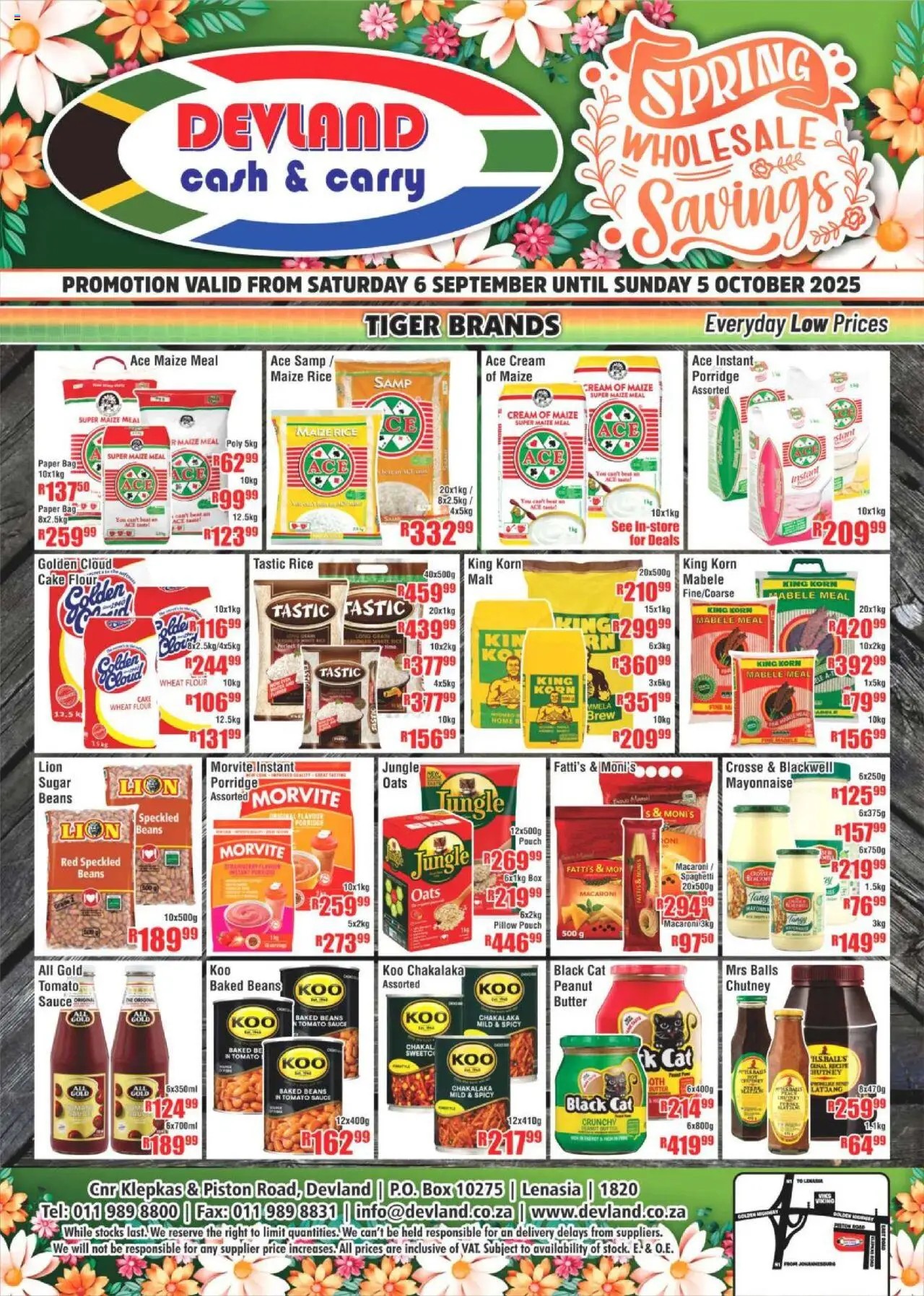 Devland Monthly Specials from 06/09 - 05/10/2025 > Promotions