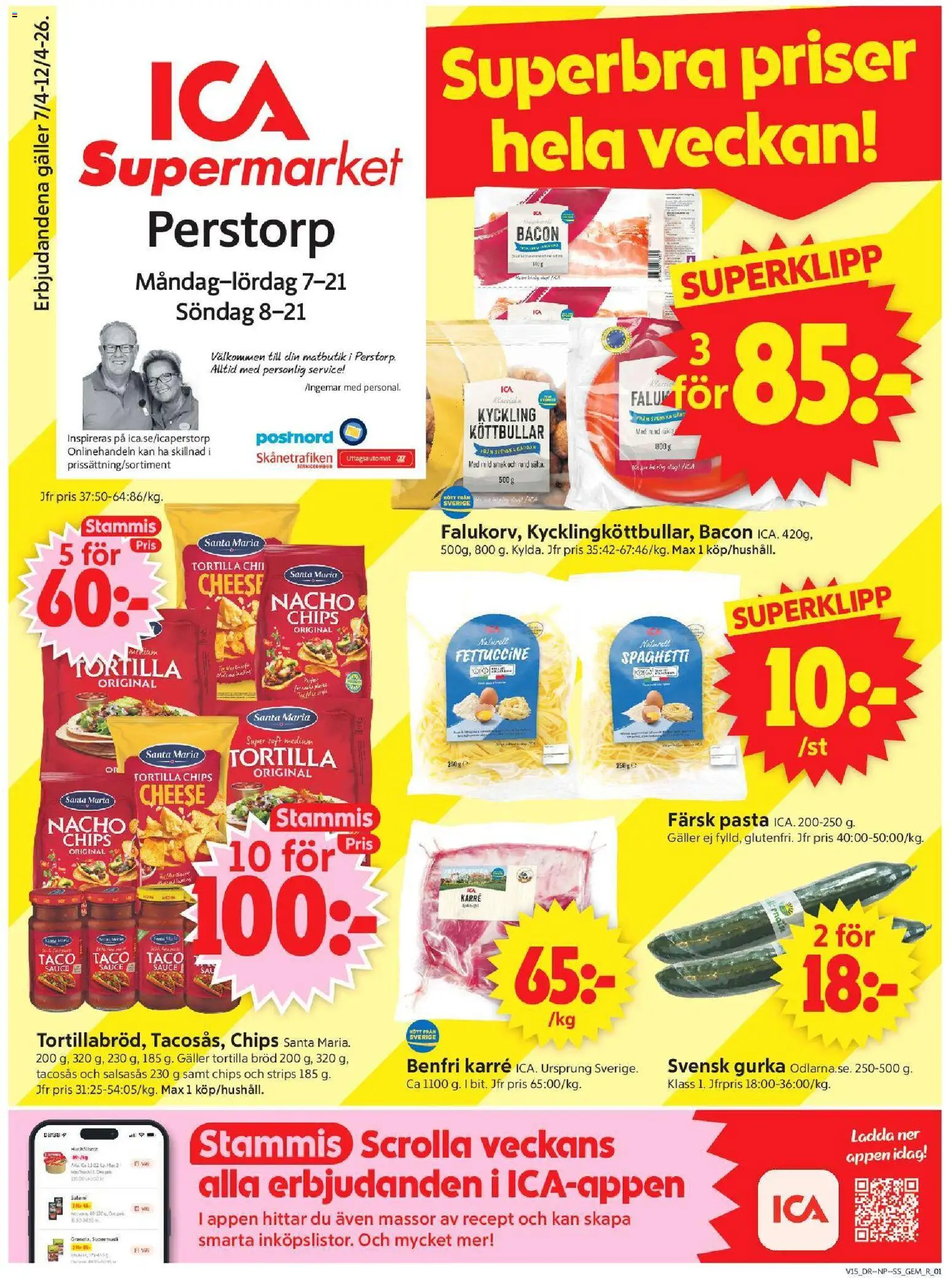 Förhandsgranska reklamblad Perstorp från butik ICA Supermarket gäller från 06/04/2026