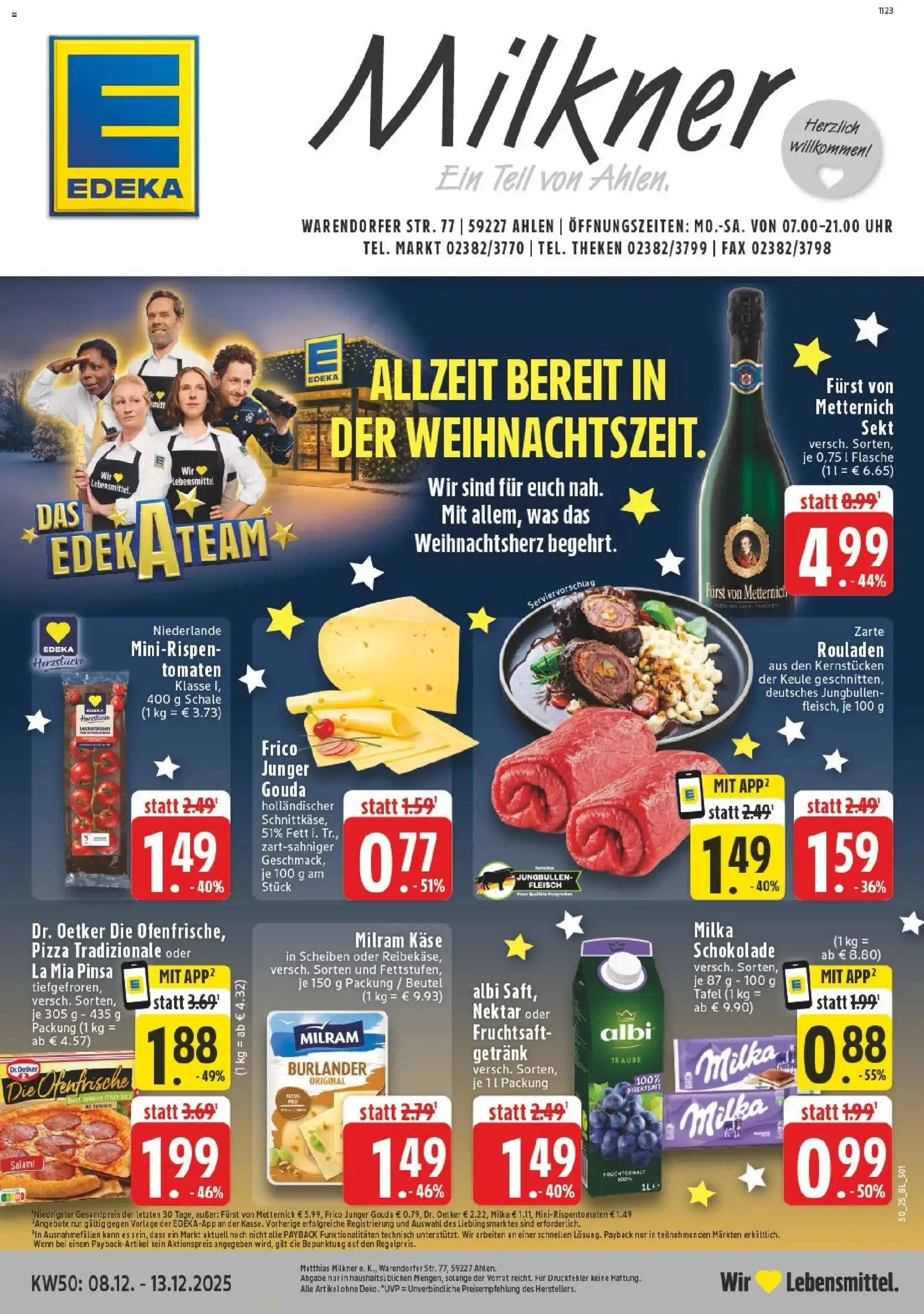 Vorschau von dem Prospekt des Geschäftes Edeka, gültig ab dem 07.12.2025