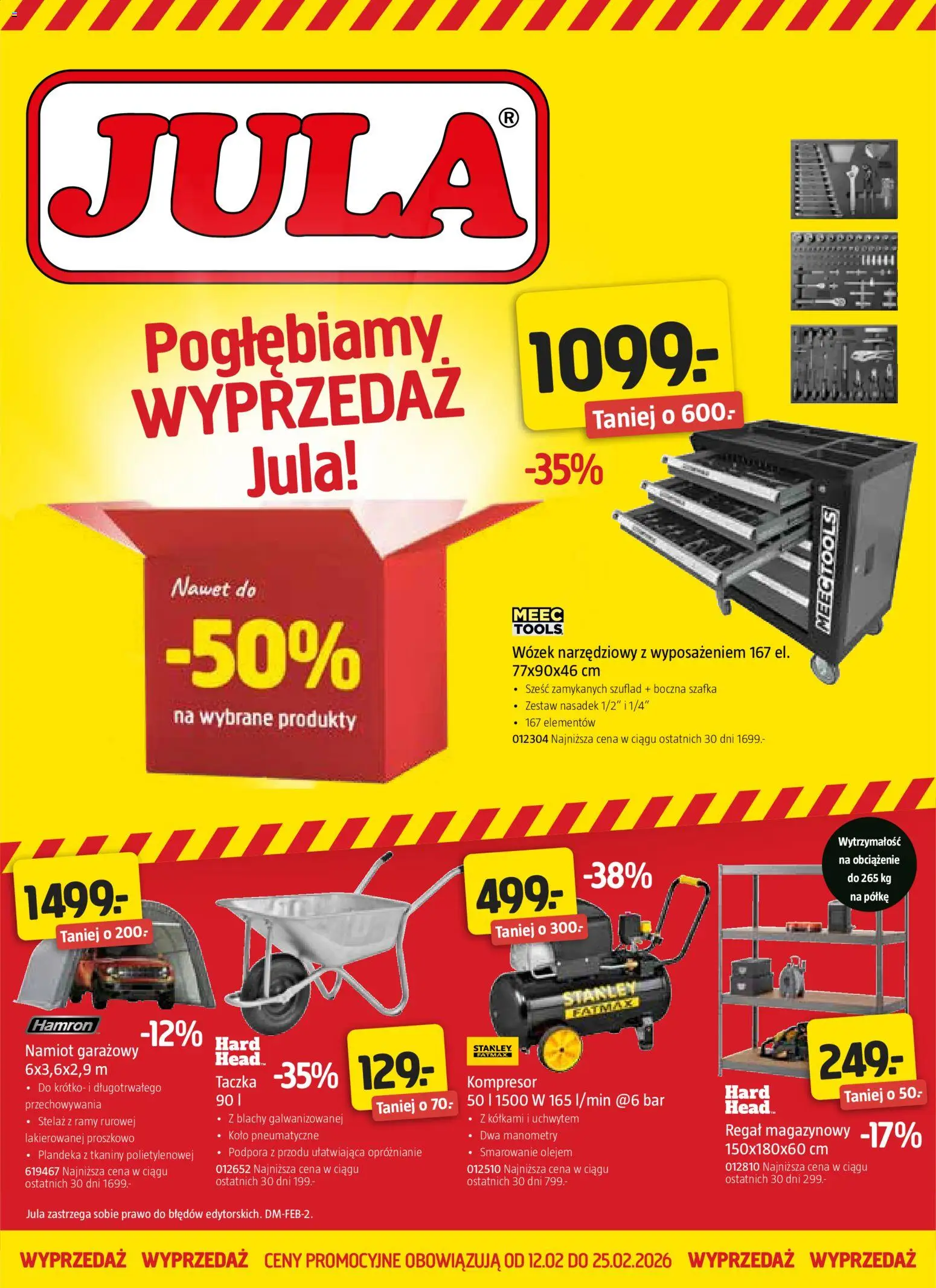 Pogląd gazetki "Gazetka" ze sklepu Jula ważnej od 12.02.2026