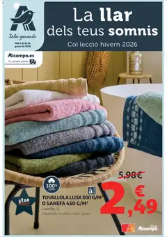 Vista previa del folleto de la tienda Alcampo válido desde el 09/01/2026 