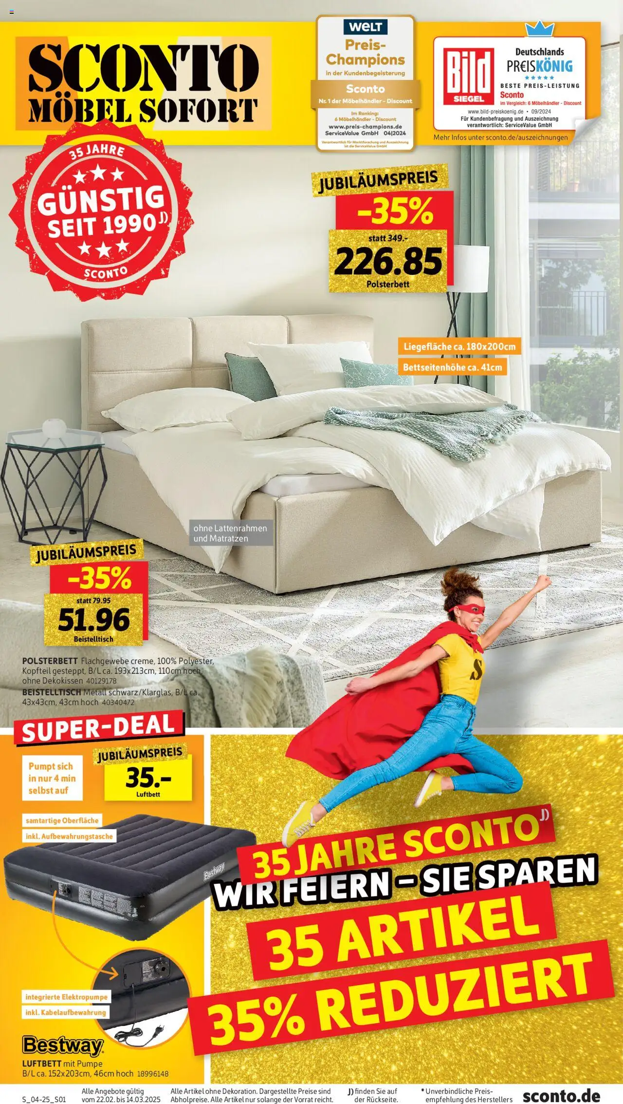 SCONTO Möbel Prospekt Küchen und Möbel günstig kaufen