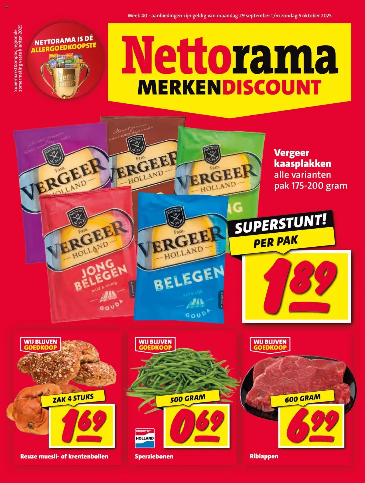Nettorama shop Folder geldig vanaf 29-09-2025 - Paginanummer 1