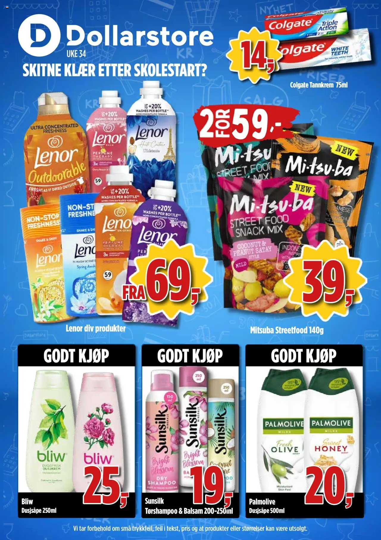 Kundeavis Dollarstore gyldig fra 18/08/2025 - Sidenummer 1