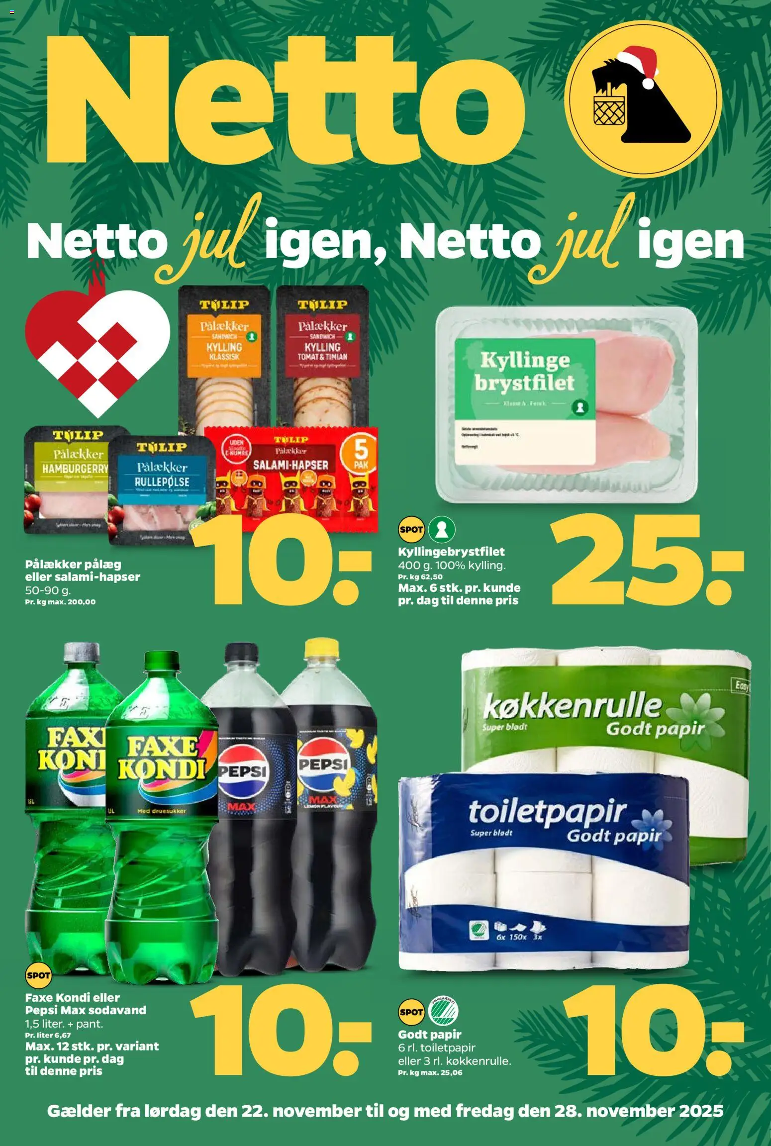Eksempel på tilbudsavis Black Friday fra butik Netto gyldig fra 22/11/2025