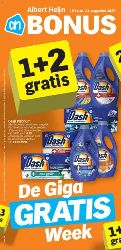Prévisualisation de Folder week / de la semaine 34 du magasin Albert Heijn formulaire valide 18/08/2025