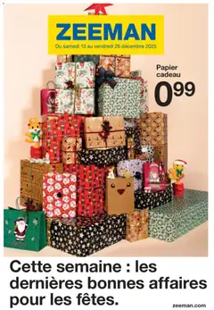 Voorbeeld van Publicité van winkel Zeeman geldig vanaf 13/12/2025