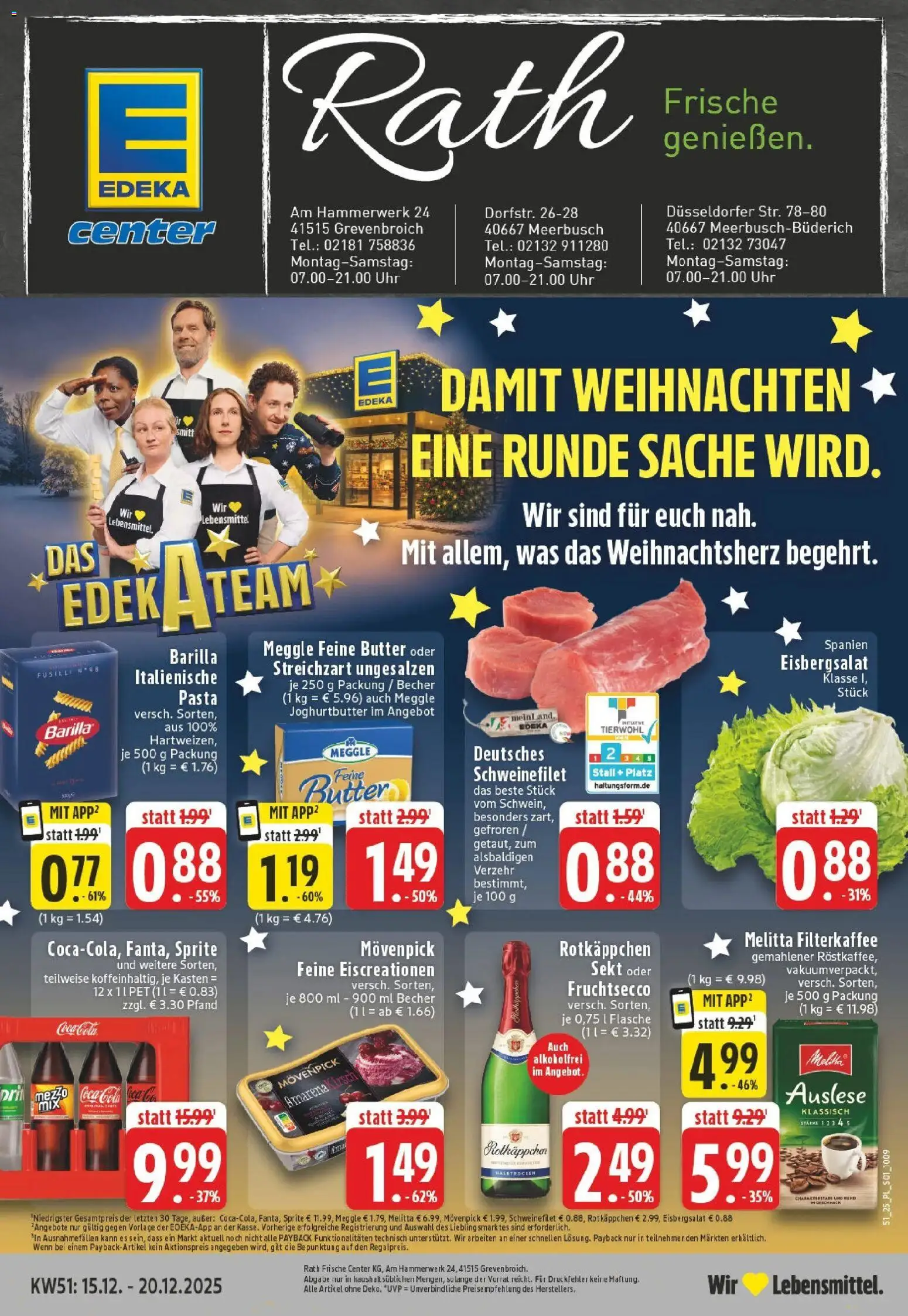 Vorschau von dem Prospekt des Geschäftes Edeka, gültig ab dem 15.12.2025