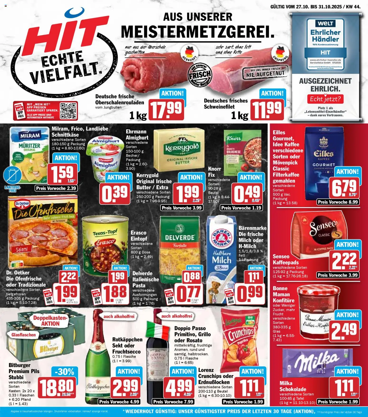HIT Prospekt ab 27.10.2025 nächste Woche > Hessen