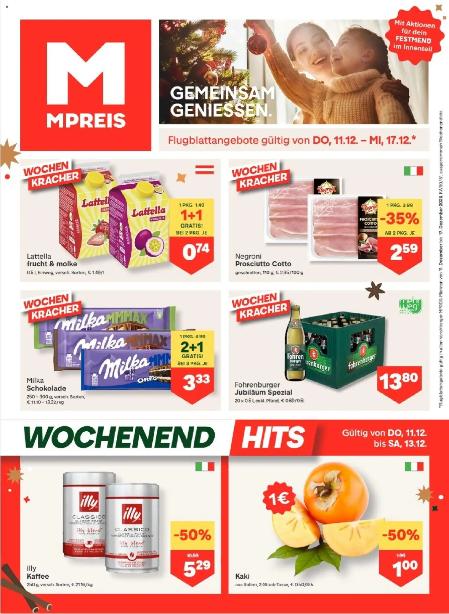 Vorschau der Angebote: MPREIS Hohenems gültig ab 11.12.2025