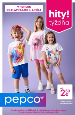 Náhľad Pepco letáku platného od 02.04.2026