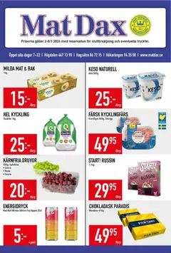 Förhandsgranska reklamblad Matdax erbjudanden från butik Matdax gäller från 09/03/2026