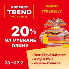 Náhled nabídky: Koberce Trend Leták platný od 23.02.2026