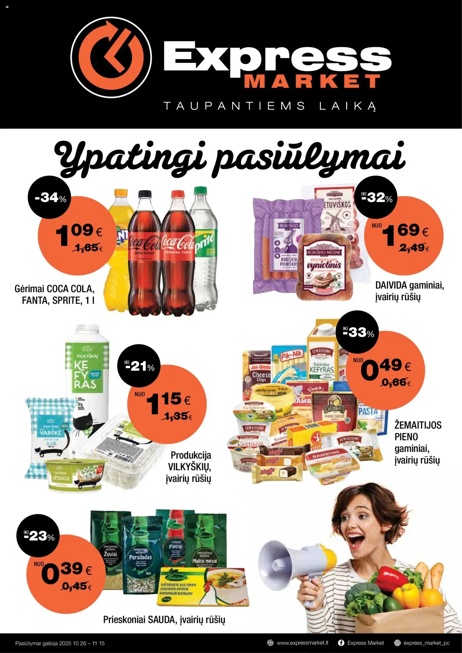 Express market leidinys galioja nuo 2025.10.26 – puslapio numeris 1