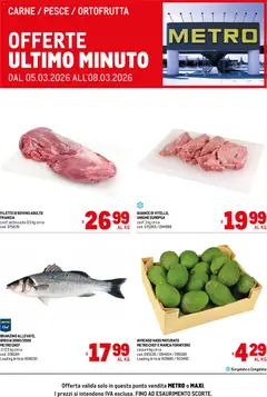 Anteprima dell'opuscolo Metro volantino Offerte freschissimi dal negozio Metro valido da 05/03/2026