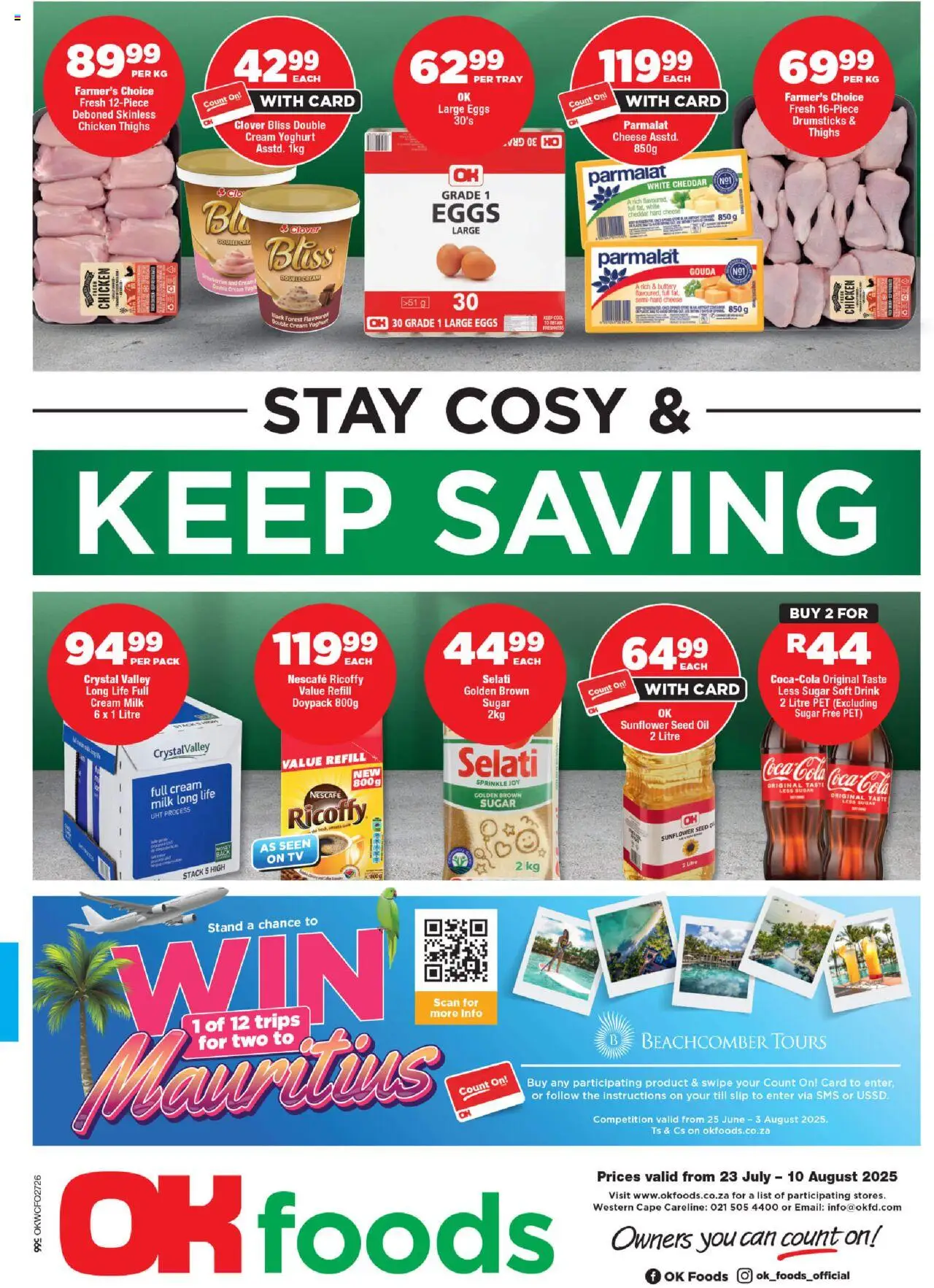 OK Foods Western Cape - Specials from 23/07 - 10/08/2025 > Promotions