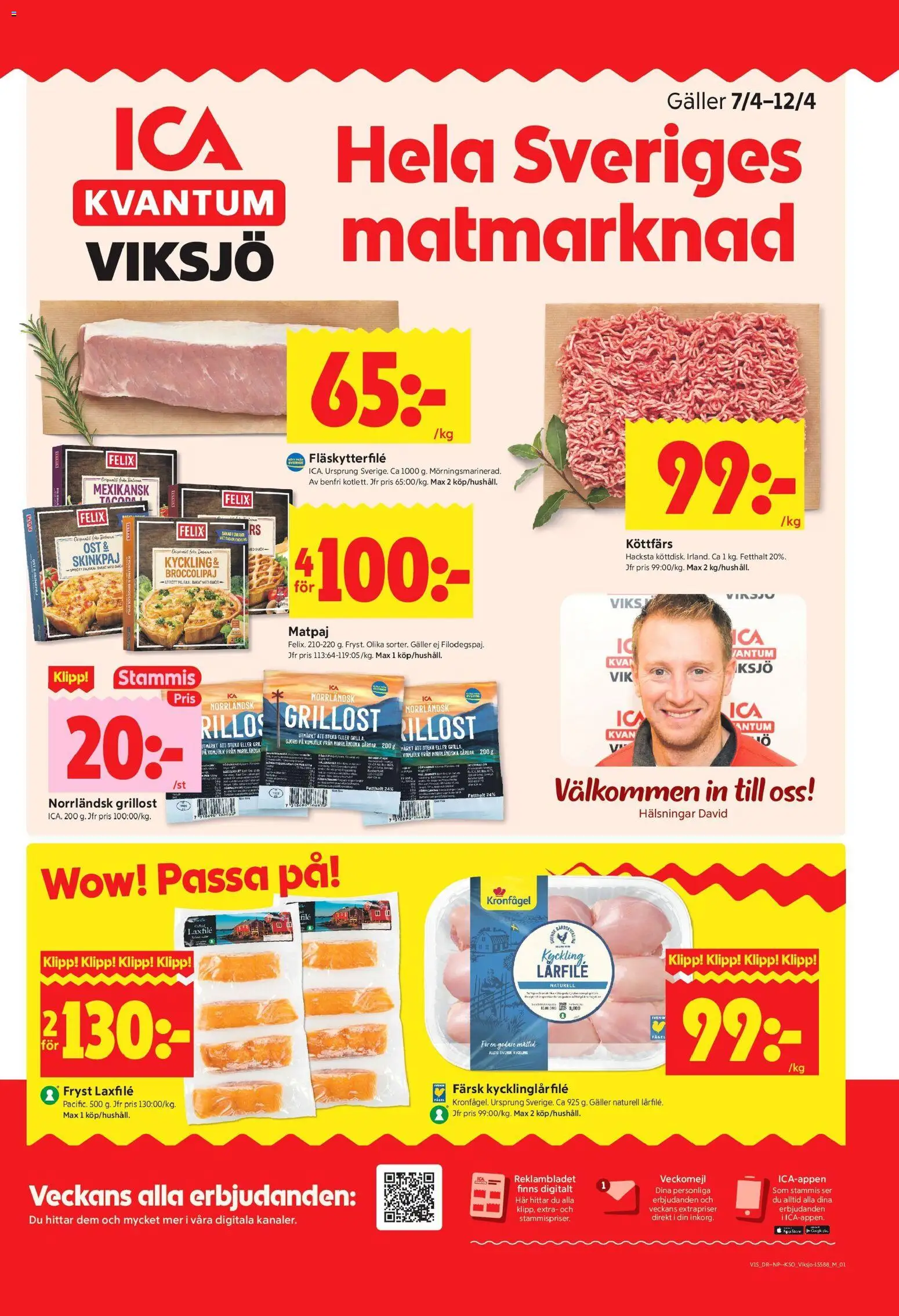 Förhandsgranska reklamblad Järfälla från butik ICA Kvantum gäller från 06/04/2026
