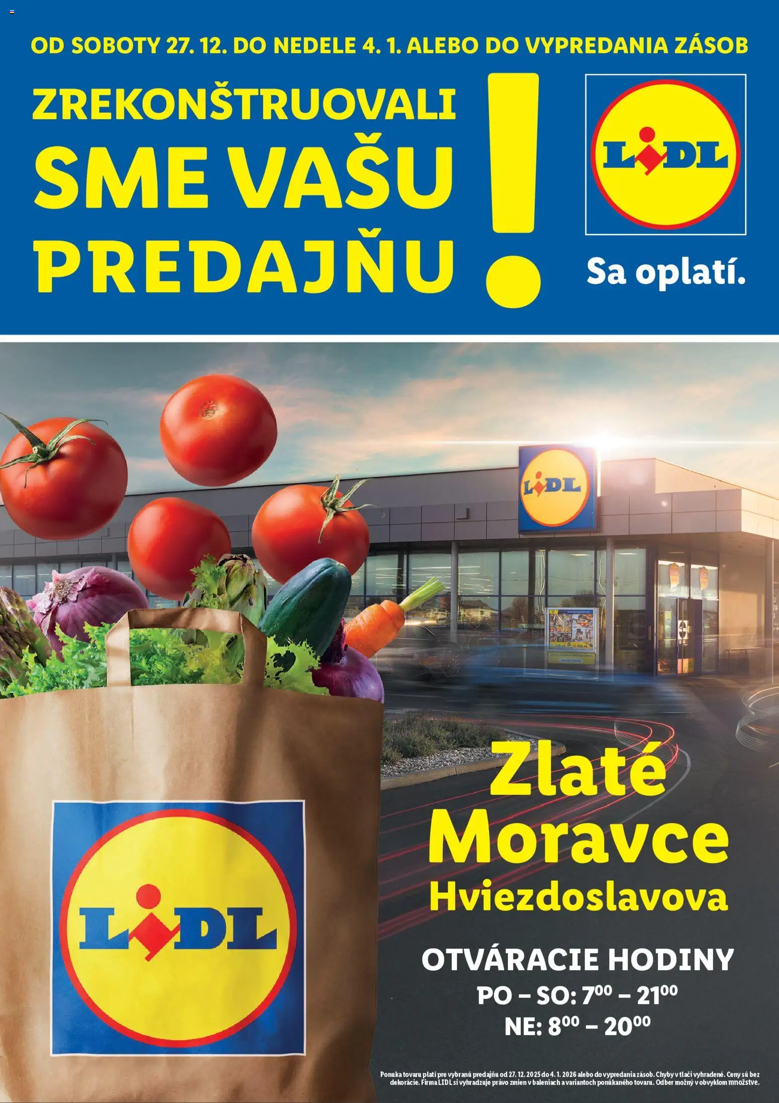 Náhľad Lidl letáku platného od 27.12.2025