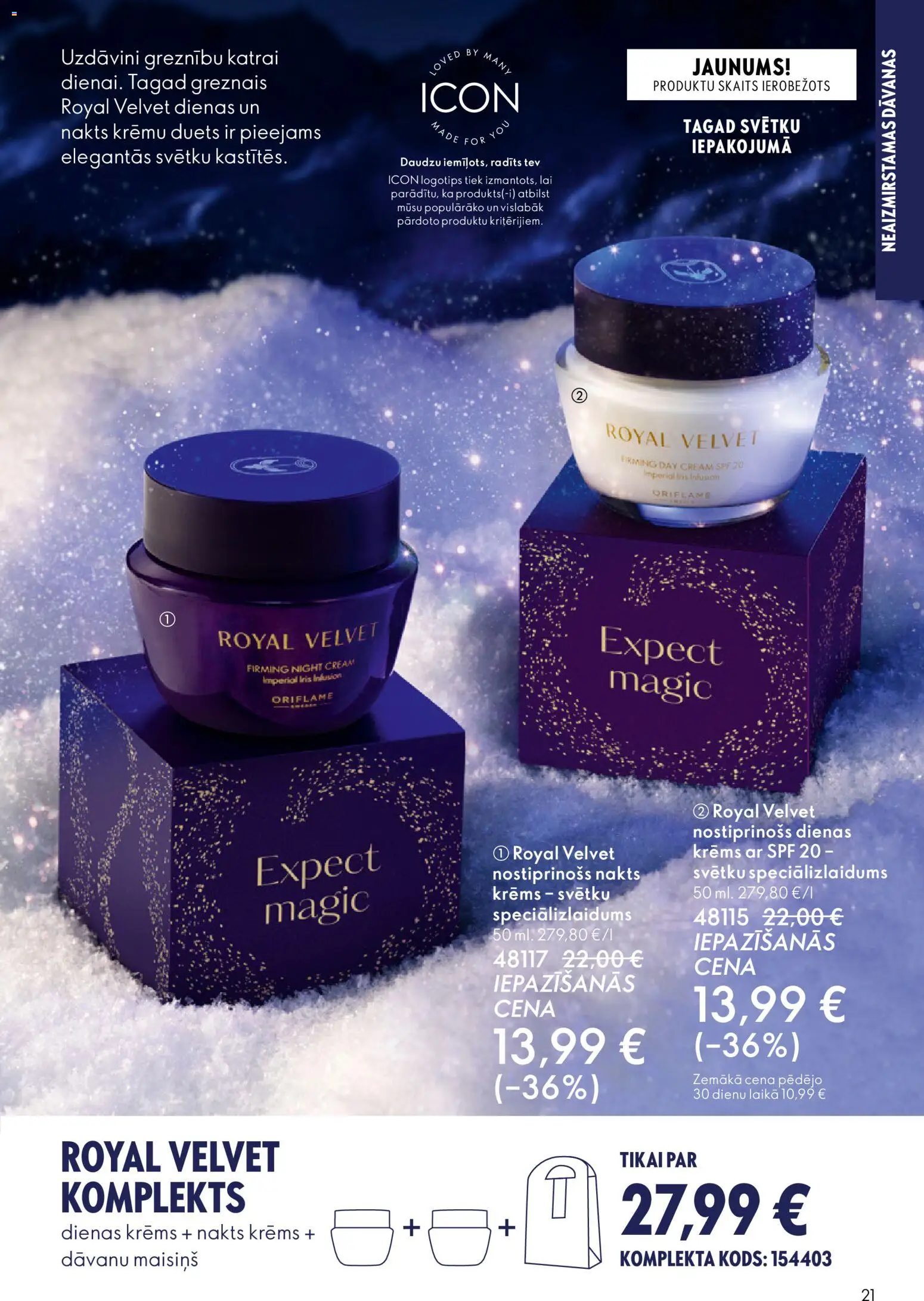 Skatīt Oriflame akciju bukletu, derīgs no 2025.12.10