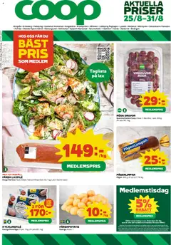 Förhandsgranska reklamblad Aktuella reklamblad Coop från butik Coop gäller från 25/08/2025