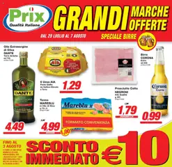 Anteprima dell'opuscolo Volantino Terre del Reno dal negozio Prix valido da 29/07/2025