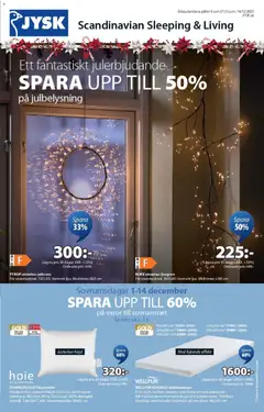 Förhandsgranska reklamblad Aktuella reklamblad JYSK från butik JYSK gäller från 01/12/2025